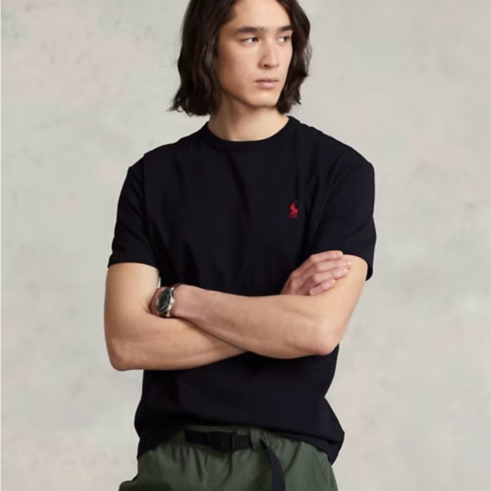 Polo by Ralph Lauren Men's Blue Polo and Black  T - Shirt L - Picture 7 of 11